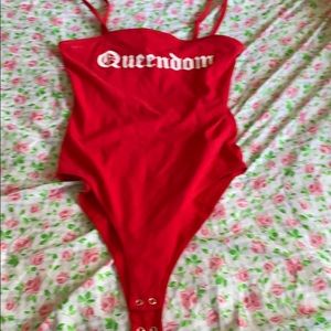 A queendom bodysuit